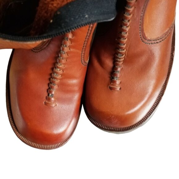 70's y2k vtg platform knee high campus boots size 8.5 - Picture 13 of 16